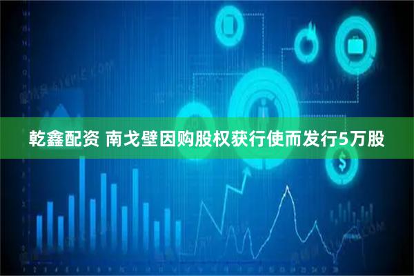 乾鑫配资 南戈壁因购股权获行使而发行5万股